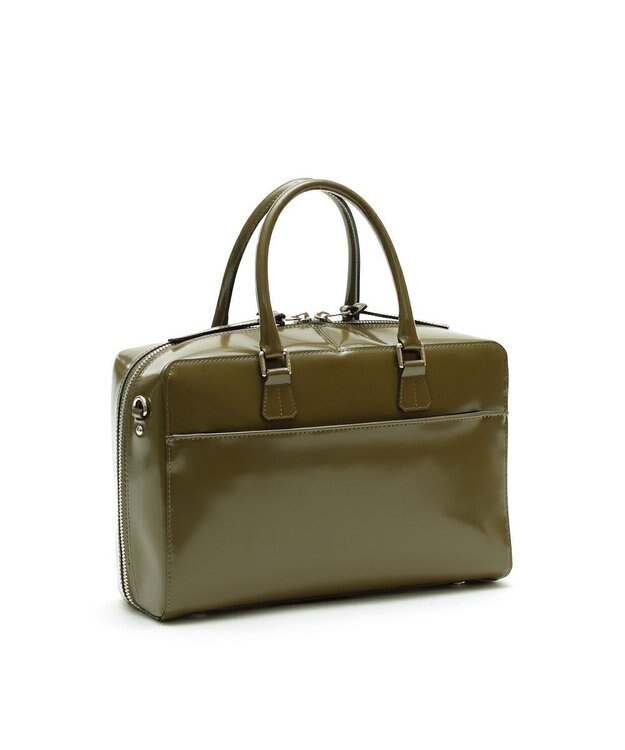 A.D.M.J. 【牛革】カルヴィ/イタリアンレザーボストンM ミリタリー