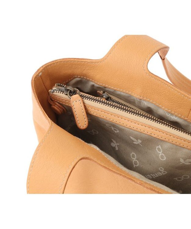 genten クオイオ　トートバッグ中 ヌメベージュ