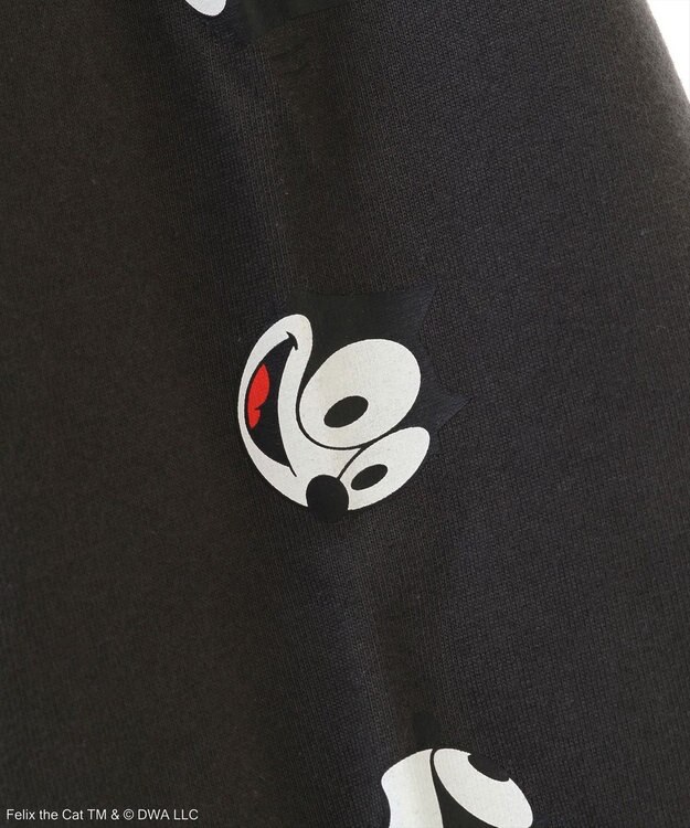 Green Parks ■ＦＥＬＩＸ　袖フェイスｐｔ　ロンＴＥＥ Charcoal Gray