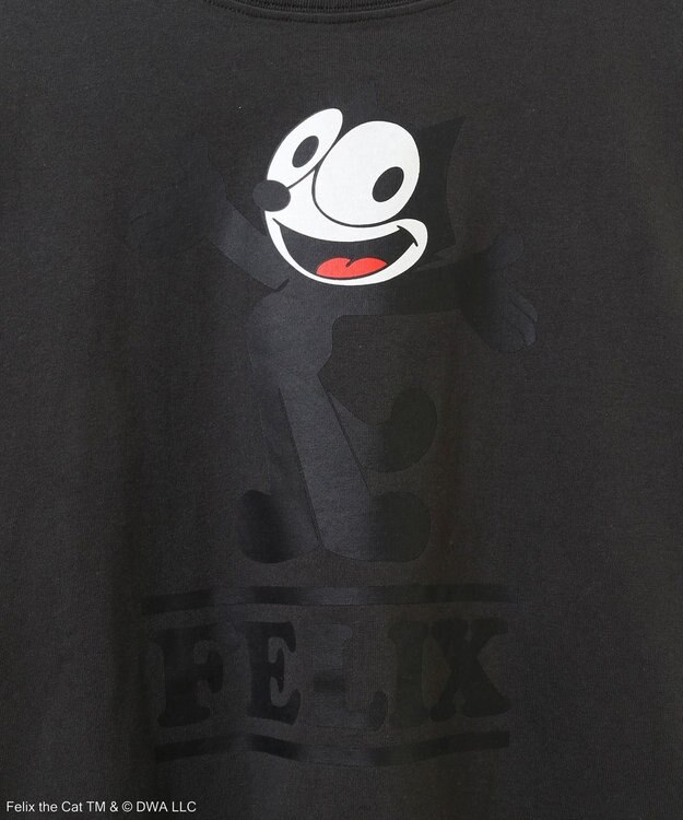 Green Parks ■ＦＥＬＩＸ　袖フェイスｐｔ　ロンＴＥＥ Charcoal Gray