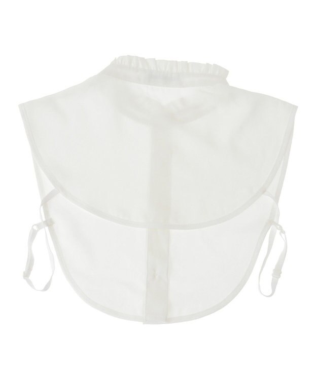 earth music&ecology チビフリルスタンドカラー付け襟 Off White