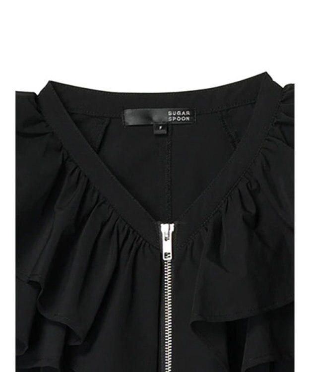 Green Parks ・ＳＵＧＡＲ　ＳＰＯＯＮ　ラッフルＺＩＰジャンスカ Black