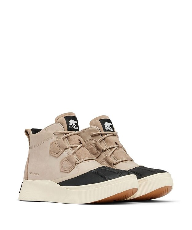 SOREL SOREL/ アウトアンドアバウト4 クラシックウォータープルーフ /ソレル Omega Taupe, Black