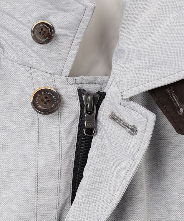 JOSEPH ABBOUD 【3WAY/撥水/INフード/ダウンライナー付】 3WAY高機能ダウンコートインターレースメモリーダウン ライトグレー系