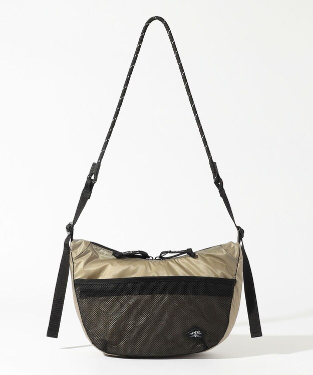 JOSEPH ABBOUD MOUNTAIN 【軽量/撥水】コーデュラナイロンリップ サコッシュ アイボリー系