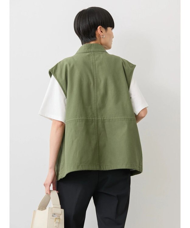 AMERICAN HOLIC ミリタリーアウトポケットベスト Khaki