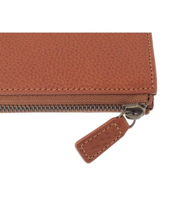 genten ミネルヴァ2 Lファスナー長財布 チャ