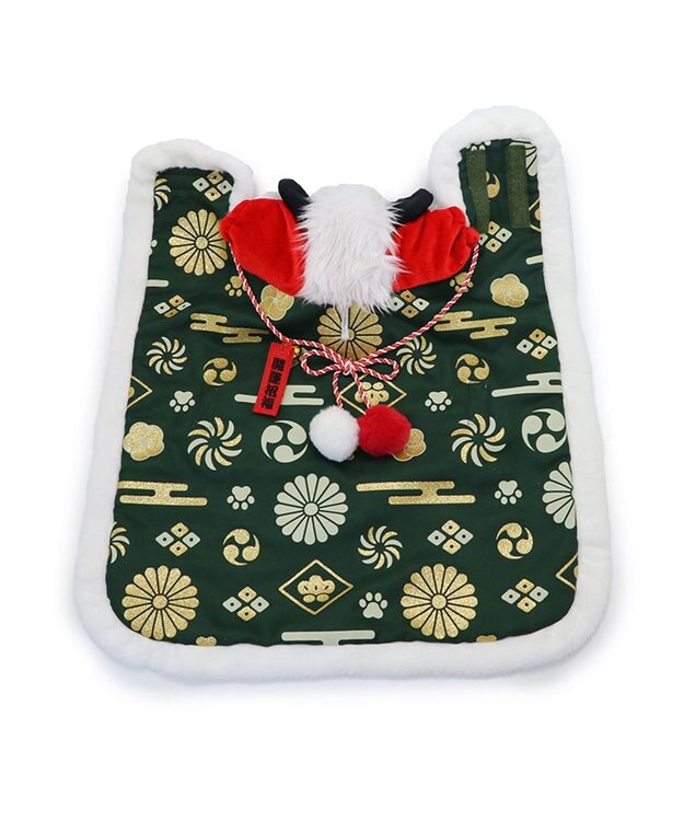 PET PARADISE ペットパラダイス 獅子舞 コート 小型犬 緑