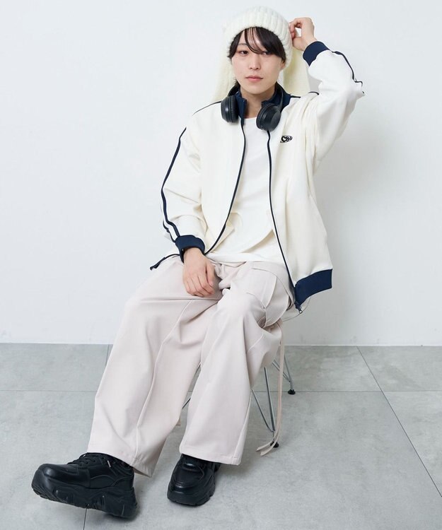 WEGO ウサミミニットキャップ オフホワイト