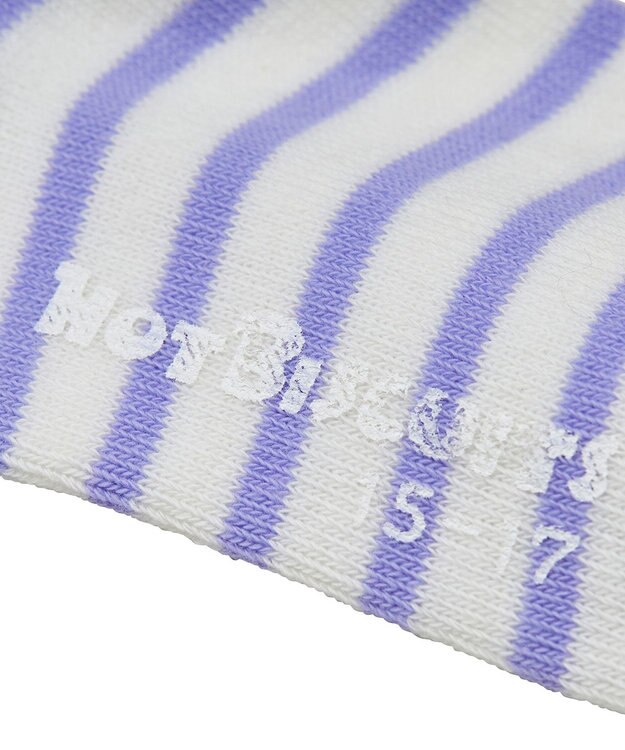 MIKI HOUSE HOT BISCUITS 【9-19cm】クルー丈 ソックスパック2足セット パープル