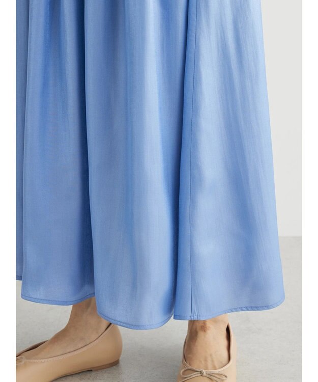 Green Parks ２ｗａｙ　リバーシブルシャイニーチュールスカート Blue