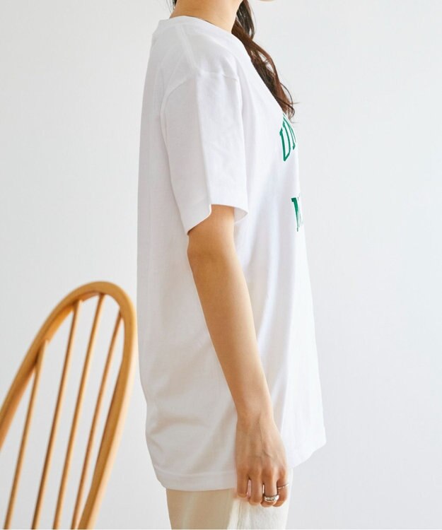 WEGO 【ANGIE VINTAGE】カレッジロゴプリントTee ホワイト