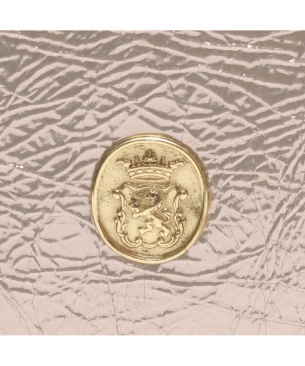 A.D.M.J. 【牛革】クラックメタル/イタリアンレザー前金具付トートL プラチナ