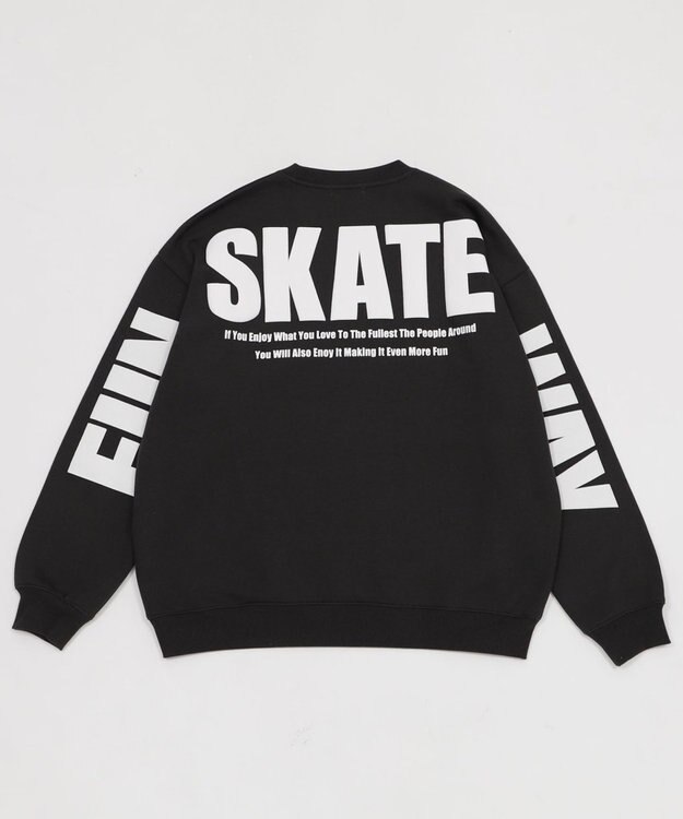 WEGO 【2点SET】アクセ付きストレートラインプルオーバー ブラック中濃色