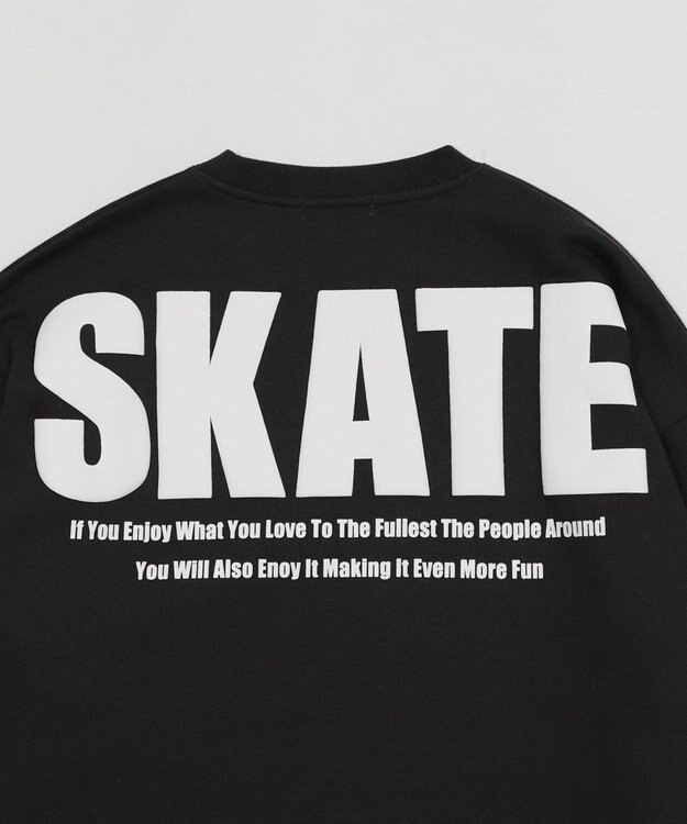 WEGO 【2点SET】アクセ付きストレートラインプルオーバー ブラック中濃色