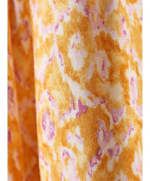 AMERICAN HOLIC ティアードエスニックプリントスカート Orange