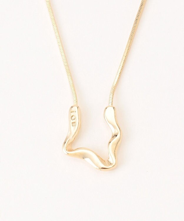 ICB ウェーブネックレス ゴールド系
