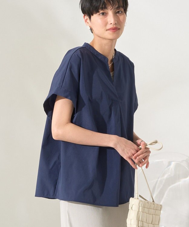 AMERICAN HOLIC スキッパー半袖シャツ Navy