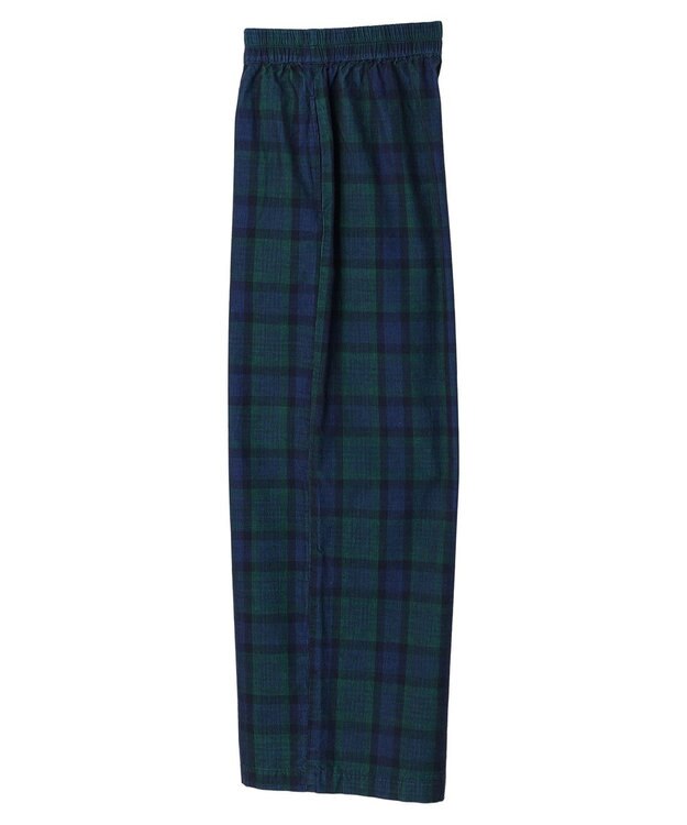 CRAFT STANDARD BOUTIQUE コーデュロイワイドイージーパンツ Check Navy