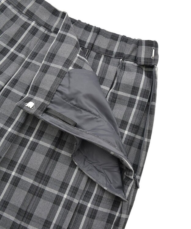 AMERICAN HOLIC T/Rタータンチェックプリーツスカート Black