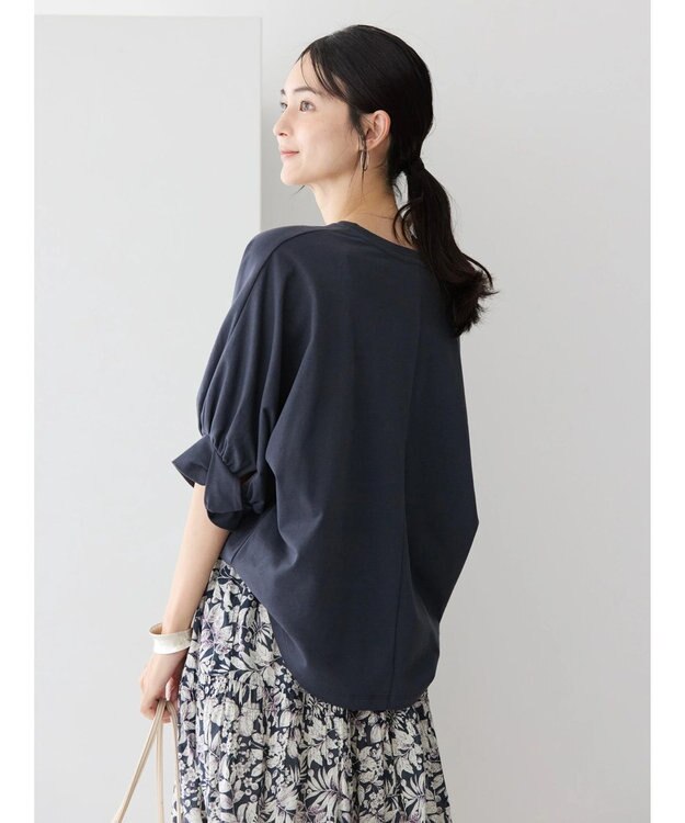 AMERICAN HOLIC 接触冷感ドルマンカットプルオーバー Charcoal Gray