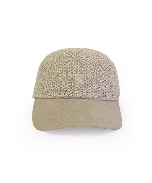 ATRENA 【日本製】つばスエードキャップ ベージュ