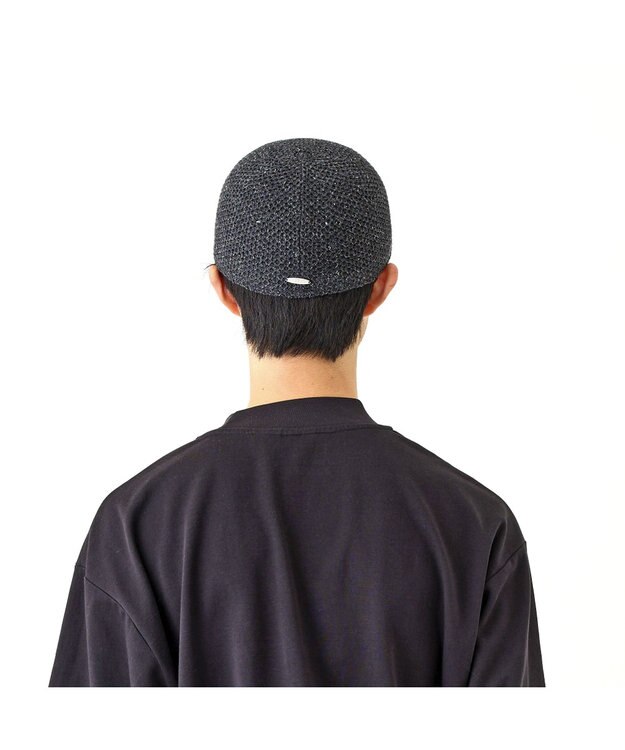 ATRENA 【日本製】つばスエードキャップ ブラック