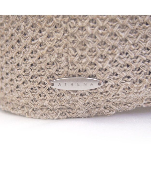 ATRENA 【日本製】つばスエードキャップ ベージュ