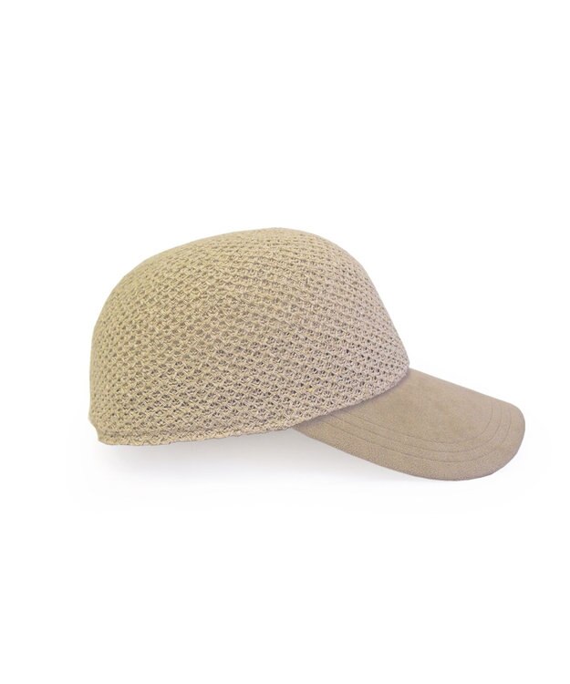 ATRENA 【日本製】つばスエードキャップ ベージュ