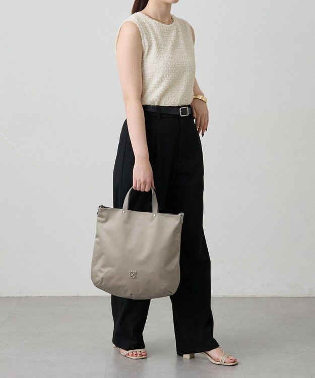 russet 《WEB限定》クラウズナイロン2wayトートバッグ(CE-1501-WEB) Gray