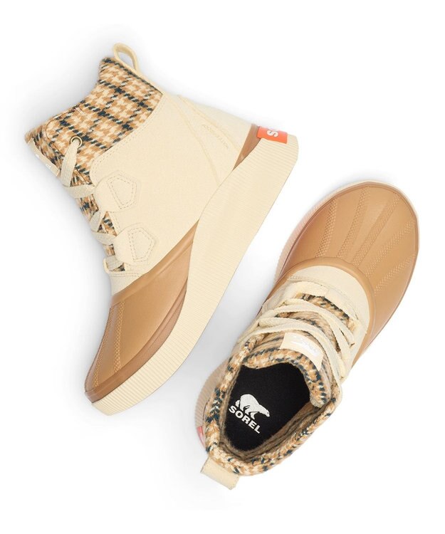 SOREL SOREL/ アウトアンドアバウト4 チルズウォータープルーフ /ソレル Honey White, Tawny Buff