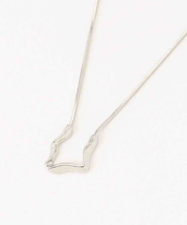 ICB ウェーブネックレス シルバー系