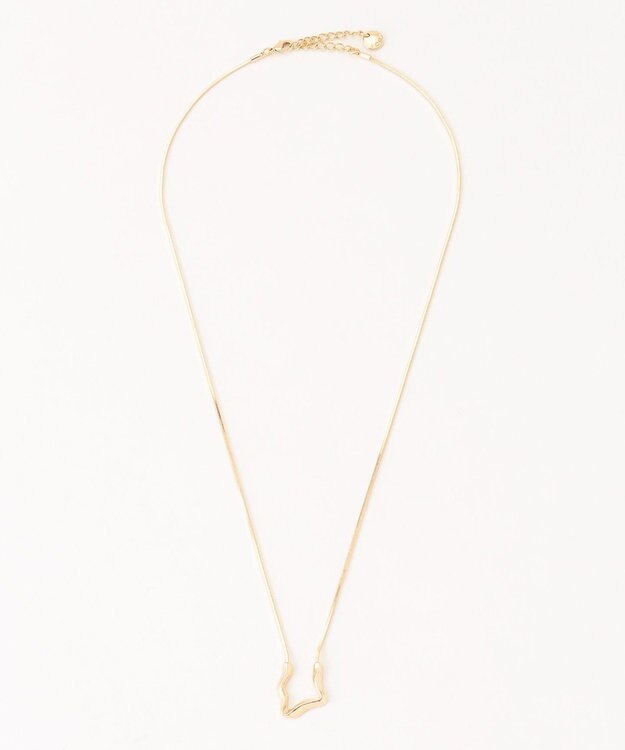 ICB ウェーブネックレス ゴールド系