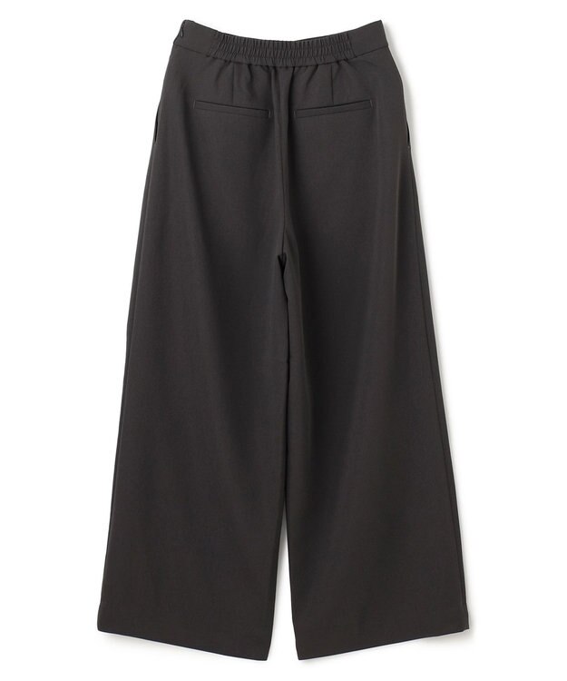 UNFILO L サマーセットアップ ワイドパンツ チャコール