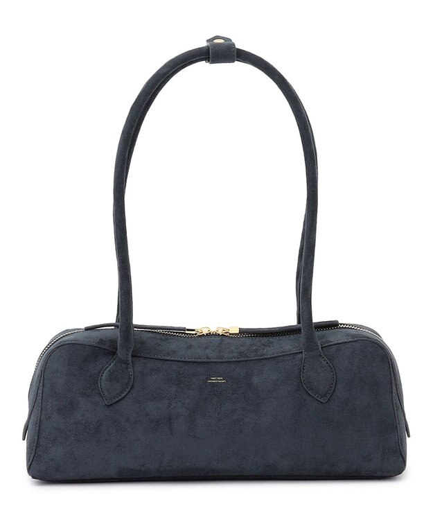 23区 【見上愛さん着用/VERY掲載】ワイド ボストン バッグ ダルブルー(スエード調)