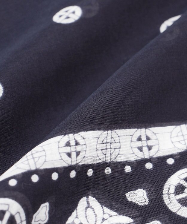 JOSEPH HOMME シルク／コットンストール ネイビー系