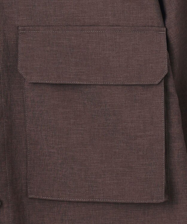 UNFILO MENS TENNEN TOUCH シャツアウター[23年春夏商品] ブラウン