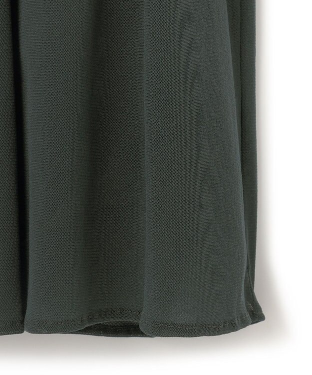 23区 【洗える】チュールコンビジャージー シアー カットソー カーキ系