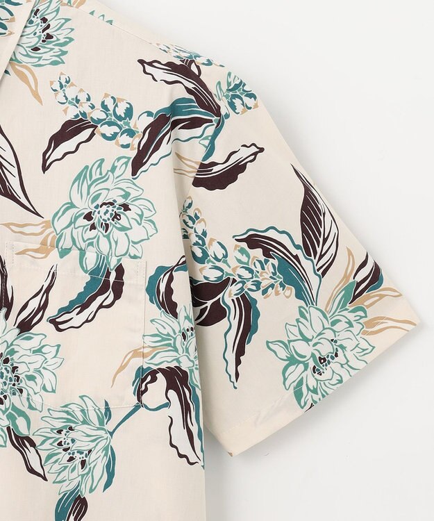 JOSEPH ABBOUD MOUNTAIN 【SPACE】KAHALA アロハシャツ ベージュ系6