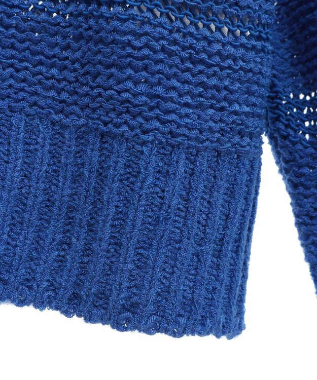 AMERICAN HOLIC 透かし編みニットプルオーバー Blue