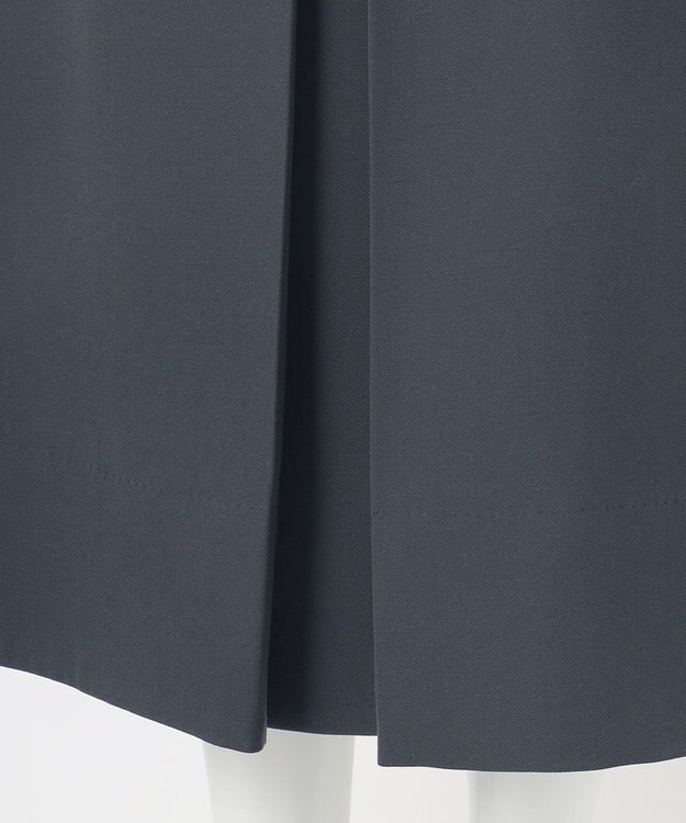 23区 L 【エステータ】ハードギャバジン スカート スチールブルー系