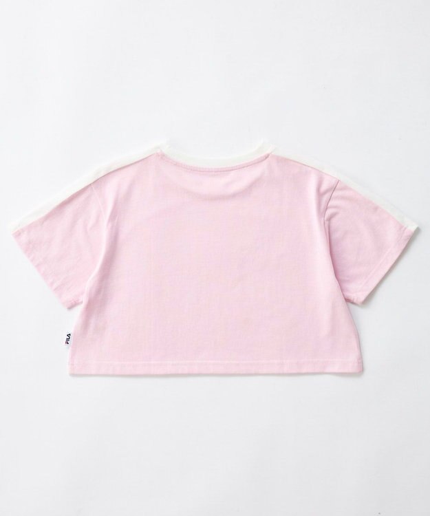 OP／FILA 【FILA】ショート丈半袖Tシャツ ピンク
