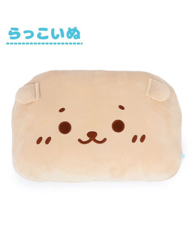 Mother garden しろたん らっこいぬ 顔まくら 29cm×43cm らっこいぬ