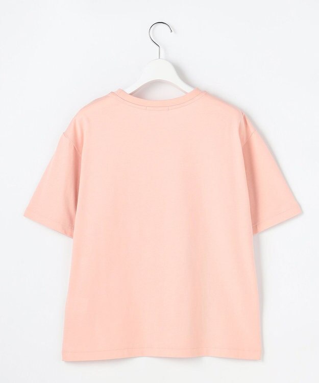 自由区 L アートグラフィック Tシャツ サーモンピンク