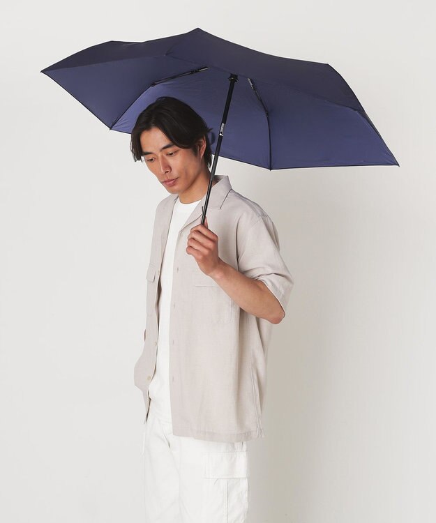 MOONBAT Magical tech(マジカルテック) 超軽量 自動開閉傘 215g 58cm 大きめ UV ネイビーブルー