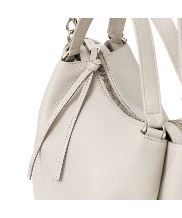 IBIZA インプレシオン　2WAYバッグ ライトグレー