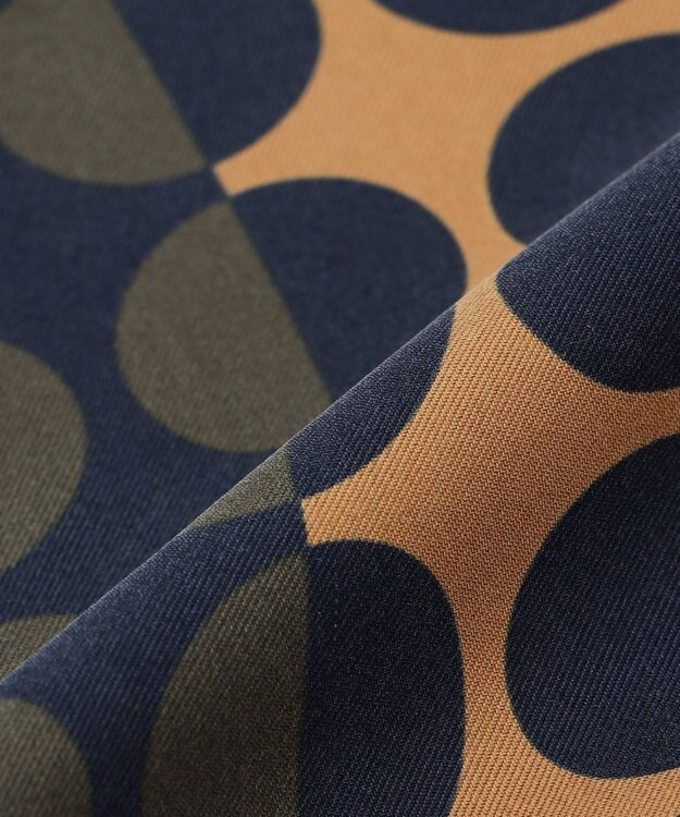 JOSEPH ABBOUD  【イタリア製】マルチドット スカーフ ダークグリーン系6