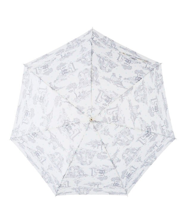 MOONBAT estaa 【耐風】長傘 ヴィレッジドット UV ベージュ