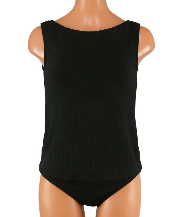 San-ai Resort（三愛水着楽園） 【WEB限定】ラッシュガード付き4点セット水着 9号11号13号【BeachQueen(ビーチクイーン）】 カーキ