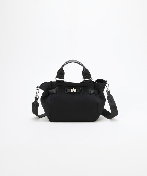 TOPKAPI 【TREASURE TOPKAPI】ネオプレン 2way ミニ トートバッグ ブラック